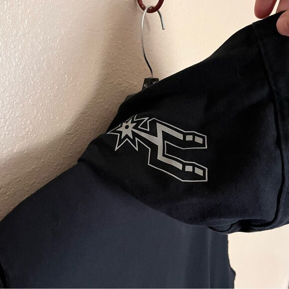 Nike The Nike Tee Black Cotton Sleeveless Hooded San Antonio Spurs Shirt Size XL - Picture 9 of 9